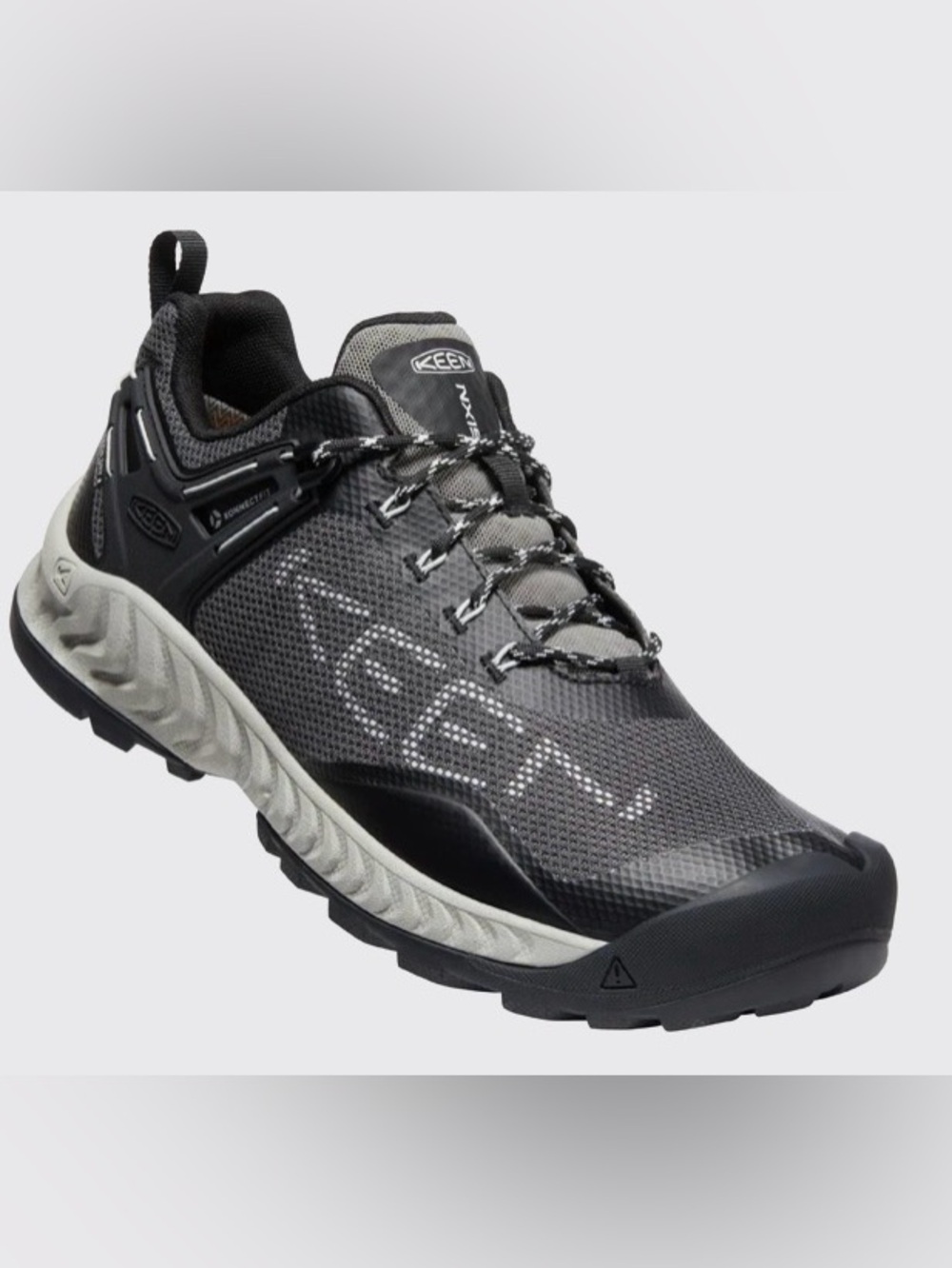 KEEN NXIS- Men’s Gray Waterproof Hiking Active Boots Laced Mid 1026108 Sz 12